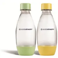 SodaStream 1748203490, 500 ml, Kunststoff, Grün, Transparent, Gelb, 2 Stück(e), Schraubdeckel