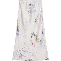 Desigual Maxirock Paul 25WWFW07 Weiß Regular Fit