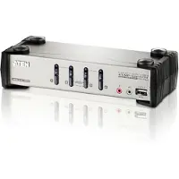 Aten Kvm 4 Ports Usb Ps/2 Mit Sound