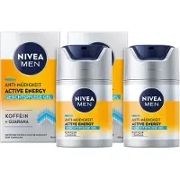 Nivea Active Energy Gesichtspflege Gel Anti-Müdigkeit Koffein Guarana 2x50 ml