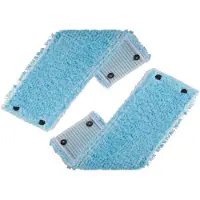 Leifheit 2er Set Wischbezug CLEAN TWIST M / Combi M, speziell für Parkett und Holzböden
