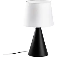 Opviq , Hochwertige Tischlampe (E27, 40W) Schwarz-Weiß, 28 x 28 x 52 cm | IP20
