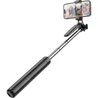 Hoco BT Selfie Stick And Tripod Stand K19 Soul Live Broadcast, Universal, Schwarz