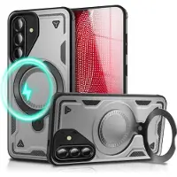 Nalia Stormguard - Stabile Panzer Hülle mit MagSafe & 360-Grad Ringhalter - Military Cover