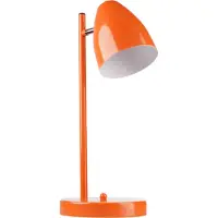Opviq , Hochwertige Tischlampe, Orange, Metallkörper, Ø4-12,5 cm, 43 cm hoch