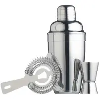 Kitchencraft Cocktail-shaker-set 3 Einheiten