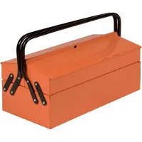 Bahco Metallwerkzeugkasten Mit Der Möglichkeit Ein Vorhängeschloss Anzubringen 275 Mmx210 Mmx435 Mm 3 Fächer