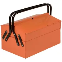 Bahco Metallwerkzeugkasten Mit Der Möglichkeit Ein Vorhängeschloss Anzubringen 270 Mmx210 Mmx335 Mm 3 Fächer