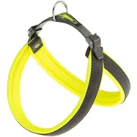 Ferplast Agila Fluo, Hund, Westengeschirr, Schwarz, Gelb, Nylon, Einfarbig, 71 cm