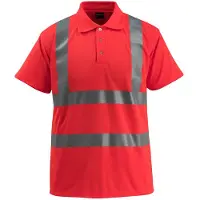 Mascot Warnschutz Polo-Shirt BOWEN SAFE LIGHT 50593 Gr. 2XL warnrot