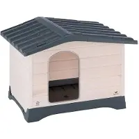 Ferplast Lodge 70 73x59x54 Cm Exterior Wooden Resine Hundehütte