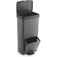 Sp Berner Recycling Papierkorb SP Berner Anthrazit 10 L 30 L x 2 Kunststoff 3 Fächer (1 Stück)
