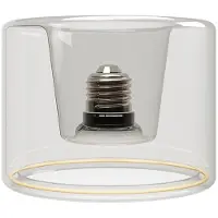 Creative Cables 2200k Ghost Line Recessed Donut Transparent 120x90 Mm 6w Led-lampe