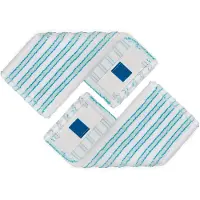 Leifheit 2er Set Wischbezug CLEAN TWIST M Ergo / POWER CLEAN M, für alle glatten Böden