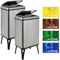 Wellhome Intelligente Mülleimer 40l 2 Einheiten