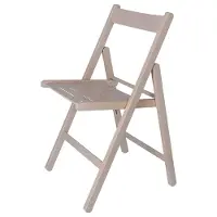 Wellhome Bas-stuhl In Buchenholz-finish 43x47x79 Cm