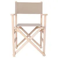 Wellhome Regiestuhl Sonnenuntergangs-finish Ohne Lack Steinleinwand 51x46x86 Cm