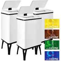Wellhome Intelligente Mülleimer 40l 3 Einheiten