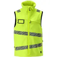 Mascot Herren Softshell Weste Hi-vis Gelb 4XL - 24065-143-17-4XL - Hi-vis Gelb