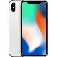 Apple iPhone X 14,7 cm (5,8 Zoll), (12MP Kamera, Auflösung 2436 x 1125 Pixel), Farbe:Silber, Größe:256 GB