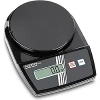 Kern EMB 500-1BE Brevvægt Vejeområde: 0.5 kg Aflæsningsnøjagtighed: 0.1 g Batteridrevet, strømdrevet (valgfrit) Sort
