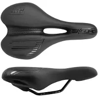 Force Zara Tourist Lady Saddle Black 155 mm Rostfreier Stahl Fahrradsattel