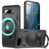Nalia Stormguard - Stabile Panzer Hülle mit MagSafe & 360-Grad Ringhalter - Military Cover