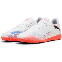 Puma FUTURE 8 MATCH IT Futsalschuhe Unisex, Laufen im Park, Straßenlauf, Bahnenlauf, Traillauf, Unisex, Erwachsener, Schwarz, Rot, Weiß, White-Black-Glowing Red, Hoch