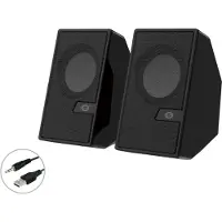 Conceptronic BJORN 2.0-Kanal-Computer-Lautsprecher mit Bluetooth, 6W, 2-Wege, 2.0 Kanäle, Verkabelt & Kabellos, 6 W, 160 - 13000 Hz, Schwarz
