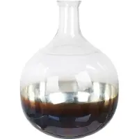 Beliani Dekovase Glas schillernd mehrfarbig 40 cm RAZALA