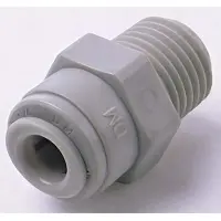 Ich-zapfe Schlauchadapter, Adapter 3/8" Aufschraub (Aussengewinde) auf 3/8" Einsteck
