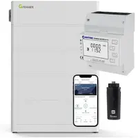 Growatt MIN-XH MOD-XH ARK HV Batteriesystem 10.2kWh Komplettes Hochspannungsbatteriesystem Set