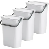 Wellhome Moda 10l Recyclingbehälter 3 Einheiten