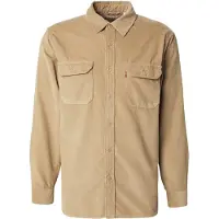 Levi's Langarmhemd "JACKSON WORKER", Herren, Gr. XXL, N-Gr, beige (true chino), Cord, Obermaterial: 100% Baumwolle, relaxed fit, Hemden Langarmhemd