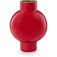 Pip studio Vase Metal Small Red 18 x 24 cm