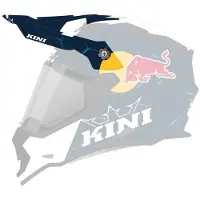 Kini Red Bull ADV 1.0 Helmschirm Blau Weiß unisex blau