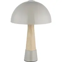 Globo Einzigartige Tischlampe Paulin Ø 25cm grau