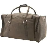 Bear design Dark Nature Reisetasche brown