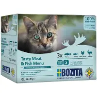 Bozita Fleisch & Fisch Multipack Nassfutter Katze