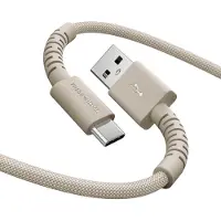 Fresh 'n rebel 2ucc201ss, 2 m, USB A, USB C, Beige