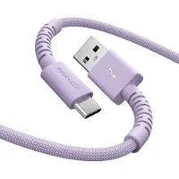 Fresh 'n rebel 2ucc201dl2, 2 m, USB A, USB C, Lila