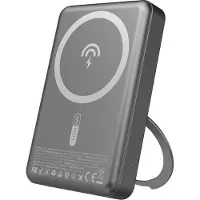 Dudao Powerbank K28 10000Mah Pd 22.5W Z Magsafe Z Metalową Obudową I Pierścieniem-Podstawką - Szary