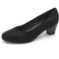 Jana Damen Pumps 8-22476-42 schwarz Struktur 37