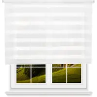 Wellhome Polyester Doppelrollo Tag Und Nacht 130 X 175 Cm