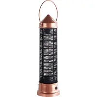 Beliani Freistehender Halogen-Terrassenheizer Kupfer Stahl Elektrisch Zubehör für den Außenbereich Patio Garden