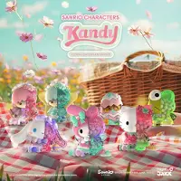 Mighty Jaxx Sanrio Floral Daydream Serie Kandy Vinylfigur Blindbox 6 Einheiten
