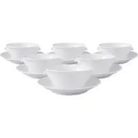 Villeroy & Boch Cellini Suppentassen mit Untertassen