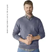 Casamoda Pullover V-Ausschnitt Blau