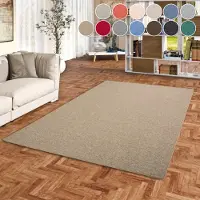 Otto Home Teppich "Fortis, Schlinge, Made in Netherlands", braun (nougat), B:200cm H:5mm L:200cm, Kunstfaser, Teppiche, Teppich, Uni Farben, gekettelt, auch als Läufer, strapazierfähig, Wohnzimmer