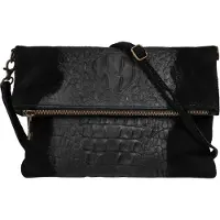 Samantha Look Abendtasche echt Leder, Made in Italy